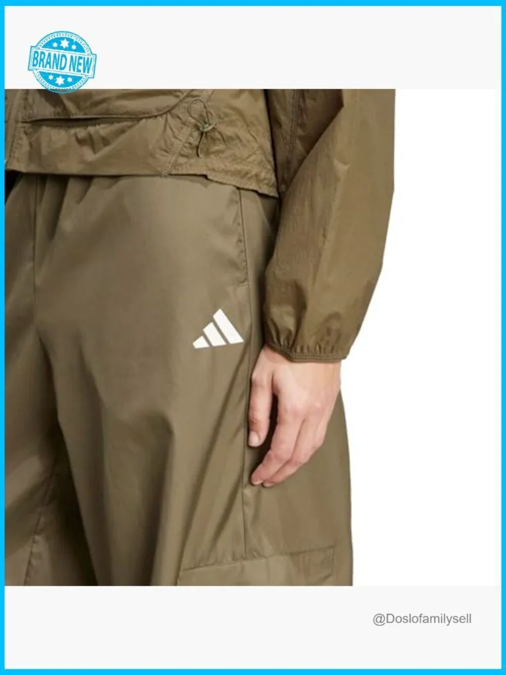 Utility Woven Cargo Pants Loose Fit Mid Rise Cuffed Pull-On Track Pants
